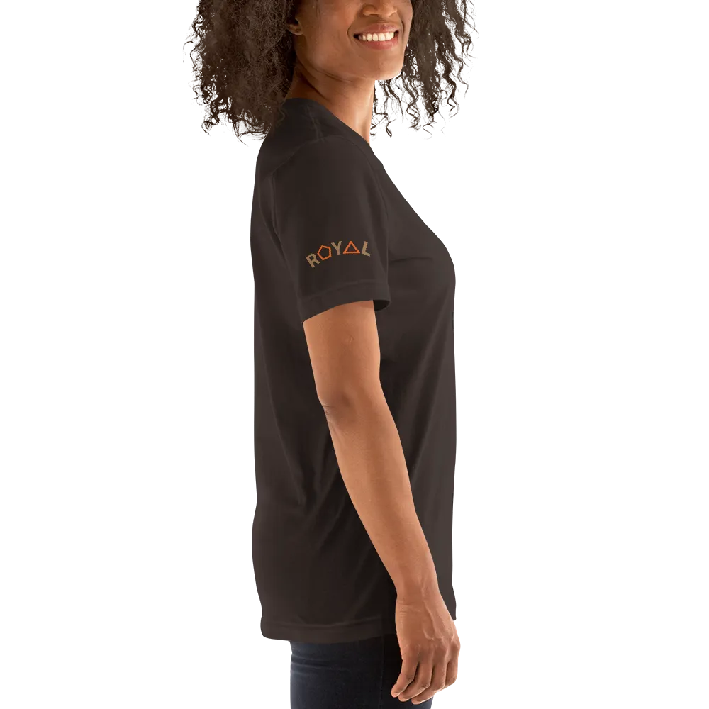 ROYAL. | STATEMENT | unisex gRAf it tee COMPTON CHEER Brown & Black Varieties