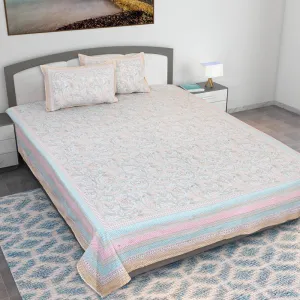 Saagara Floral Bedsheet - Multicolor