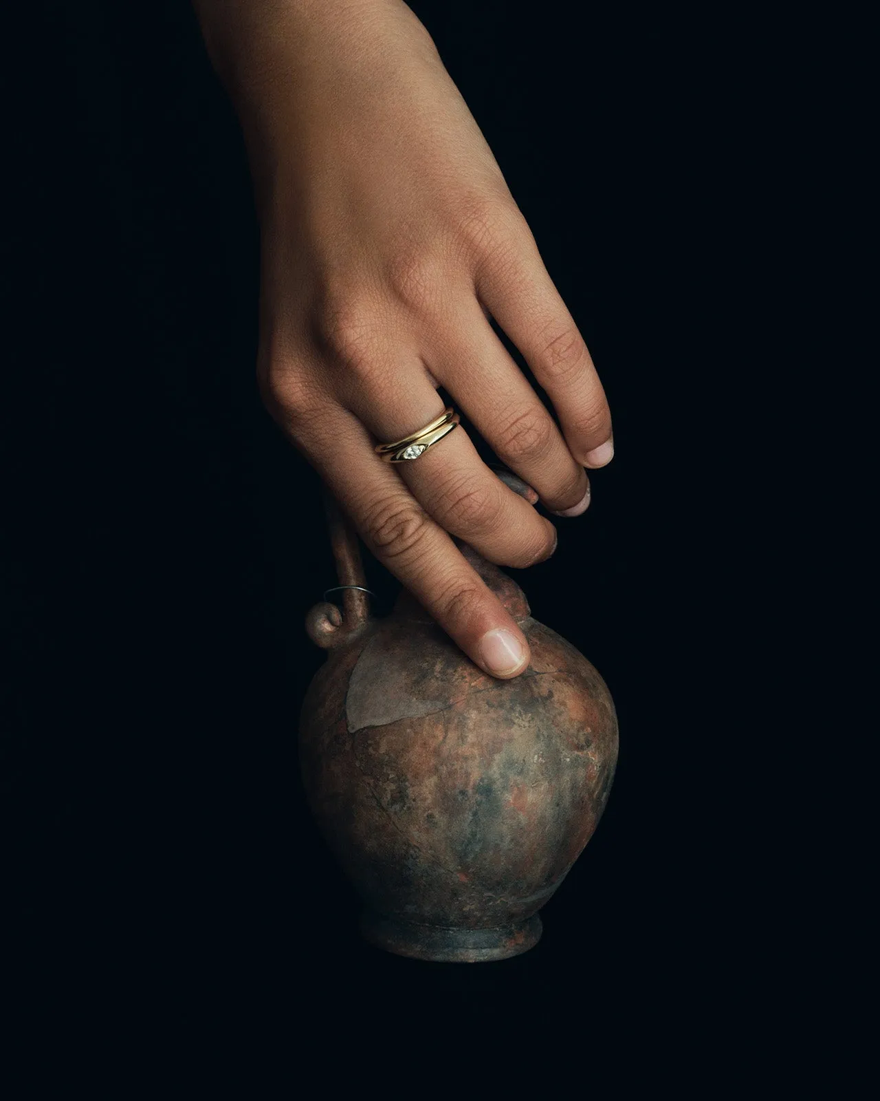 Saba Ring Solid Gold