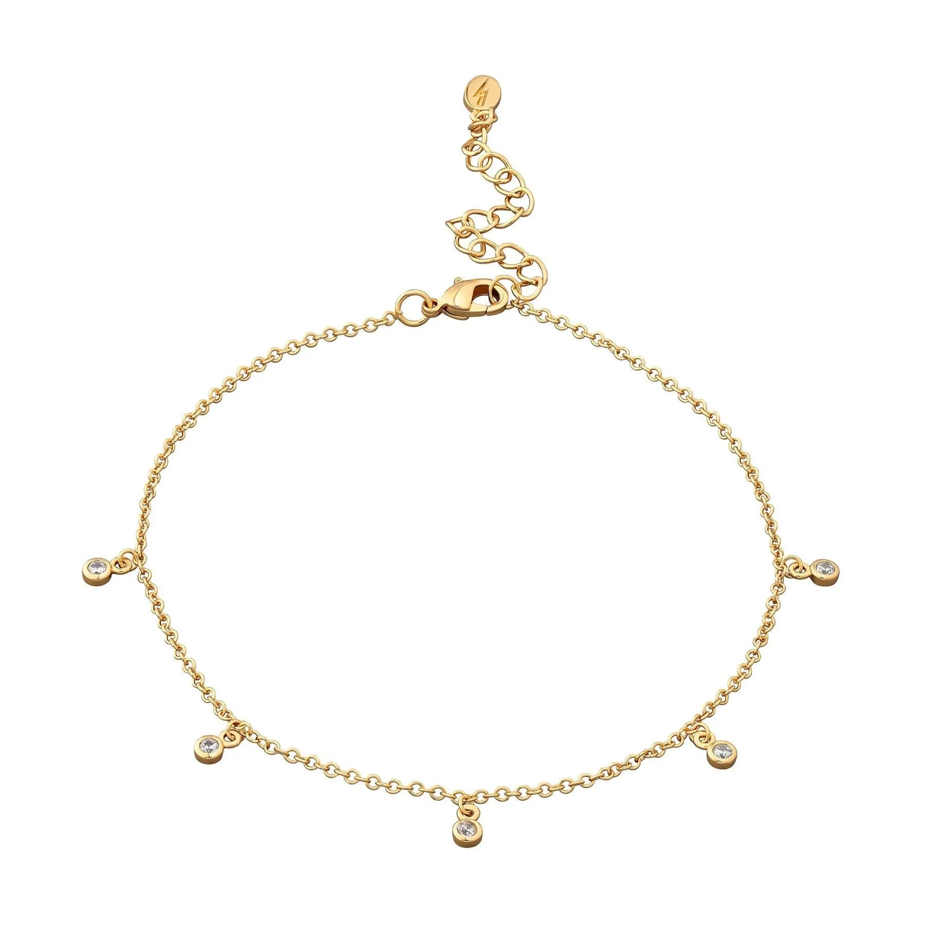 Scream Pretty Anklet with Sparkle Drops