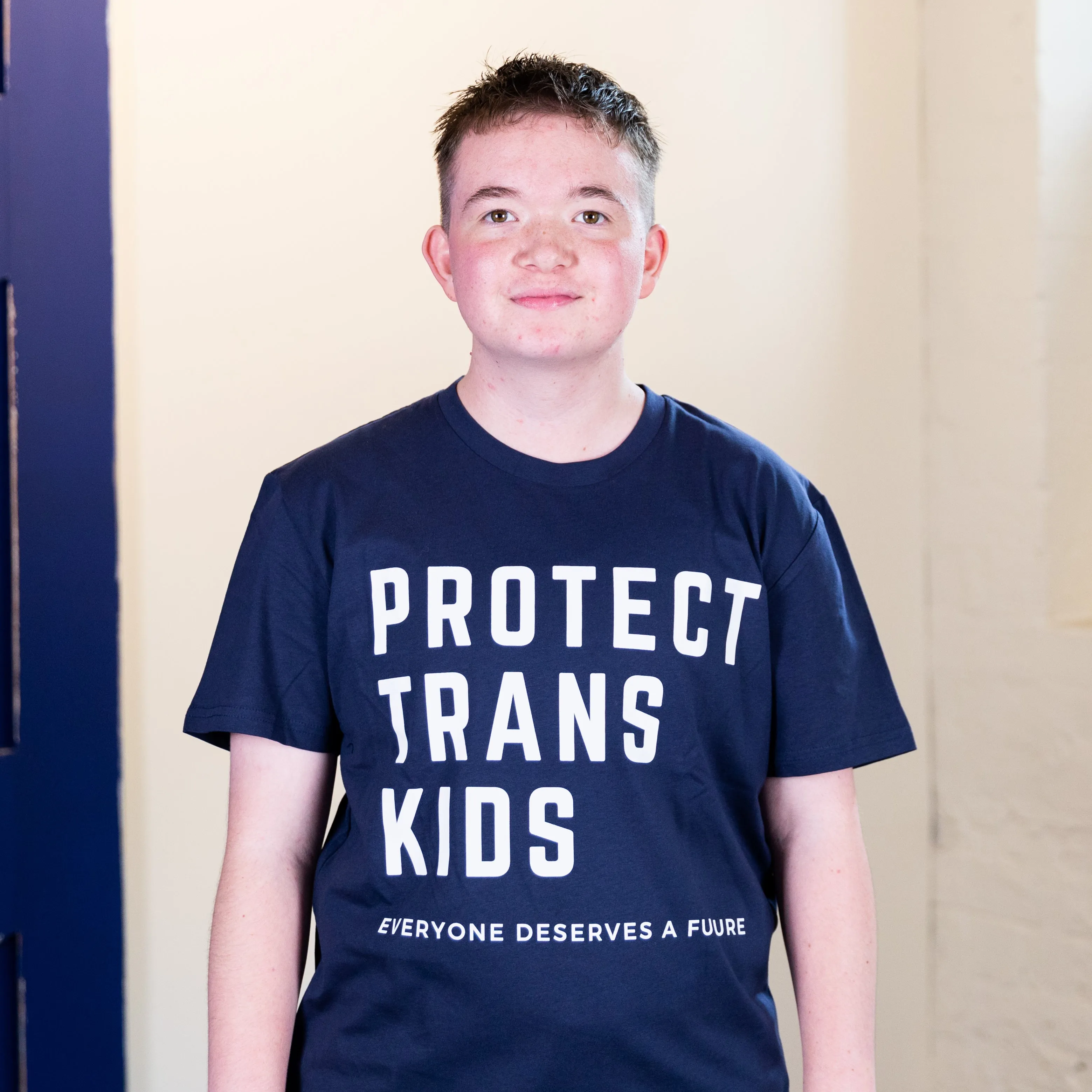 SDH 'Protect Trans Kids' T-Shirt - Midnight Blue