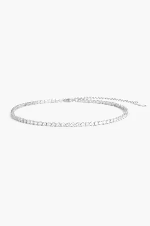 Serena Choker Silver - Marrin Costello