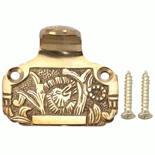 Solid Brass Laurel Style Pattern (Lacquered Brass Finish)