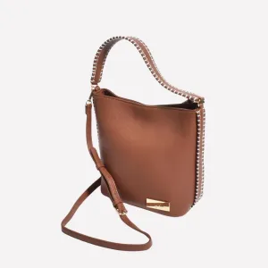 Stevie Bucket Bag (Tan)