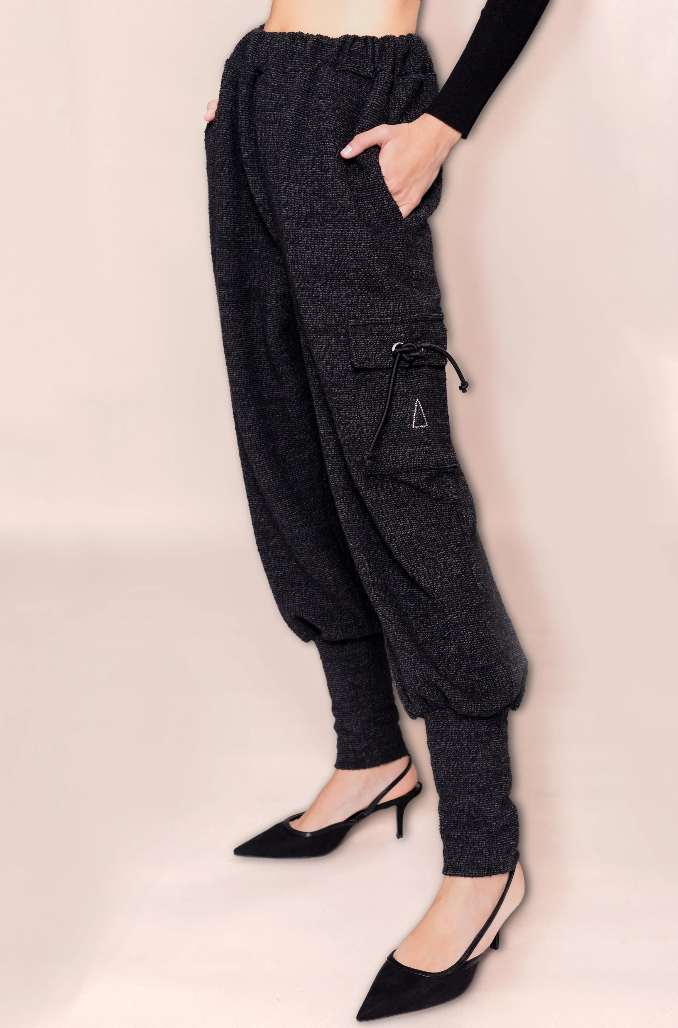 STONE NOIR TROUSERS