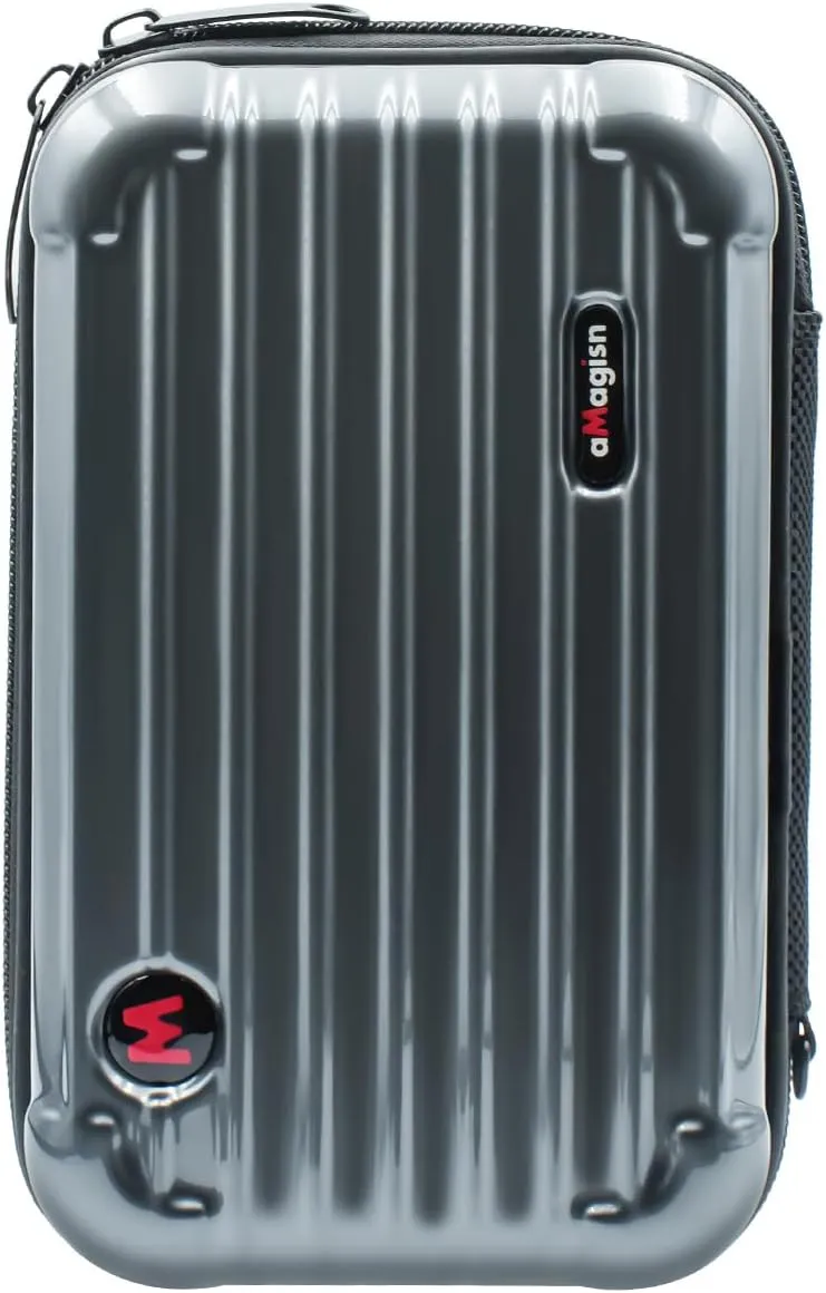 Storage Case Waterproof Carry Case For Insta360 X5/X4,Shockproof,dirt resistant,travel case compatible Osmo Pocket 3 2/Insta360 Ace pro/Gopro Hero 13 12 11 10 9 8 7 6 5 4 (Gray)