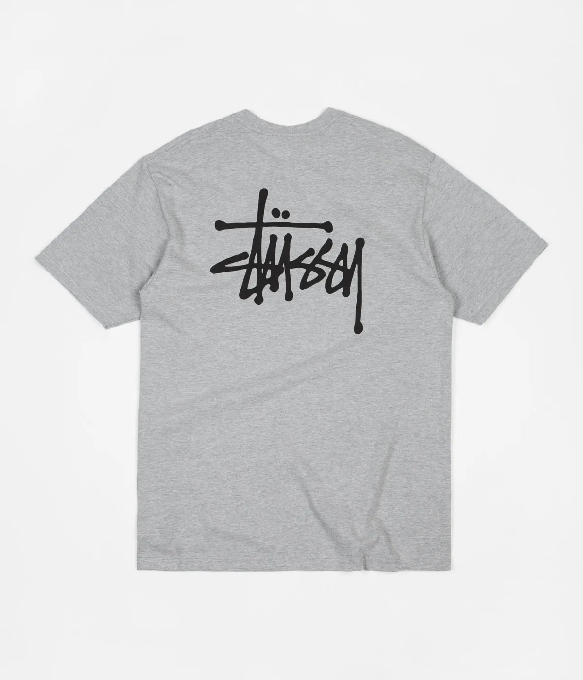 Stussy Basic Stussy T-Shirt - Grey Heather
