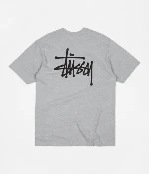 Stussy Basic Stussy T-Shirt - Grey Heather
