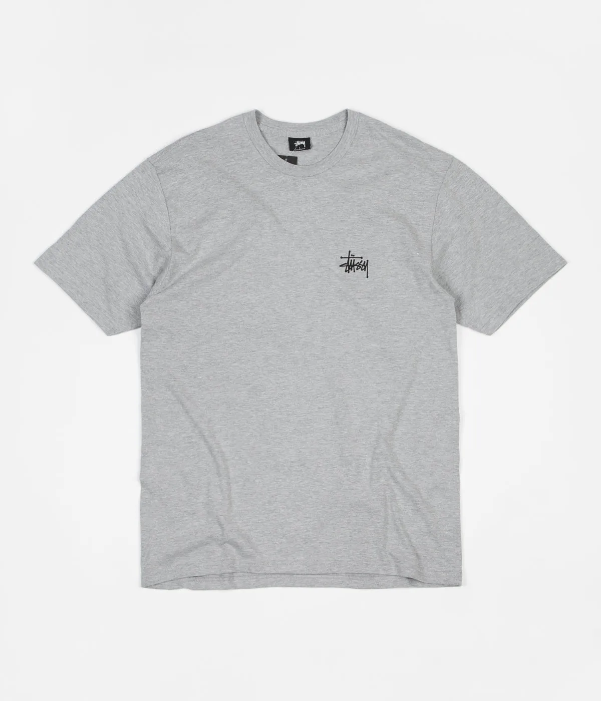 Stussy Basic Stussy T-Shirt - Grey Heather