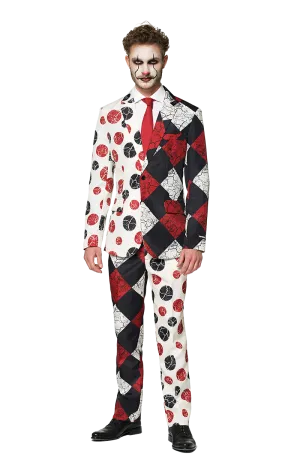SuitMeister Mens Vintage Clown Halloween Costume