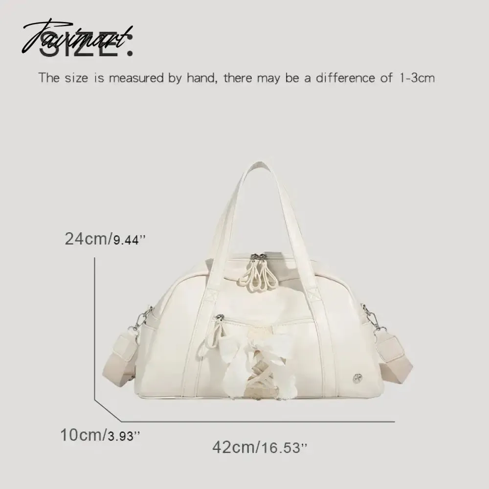 TAVIMART  -  Japan Style Pillow Bags For Women Luxury Designer Handbags Purses 2024 New In PU Silk Scarf Bow Large Capacity Underarm Shoulder
