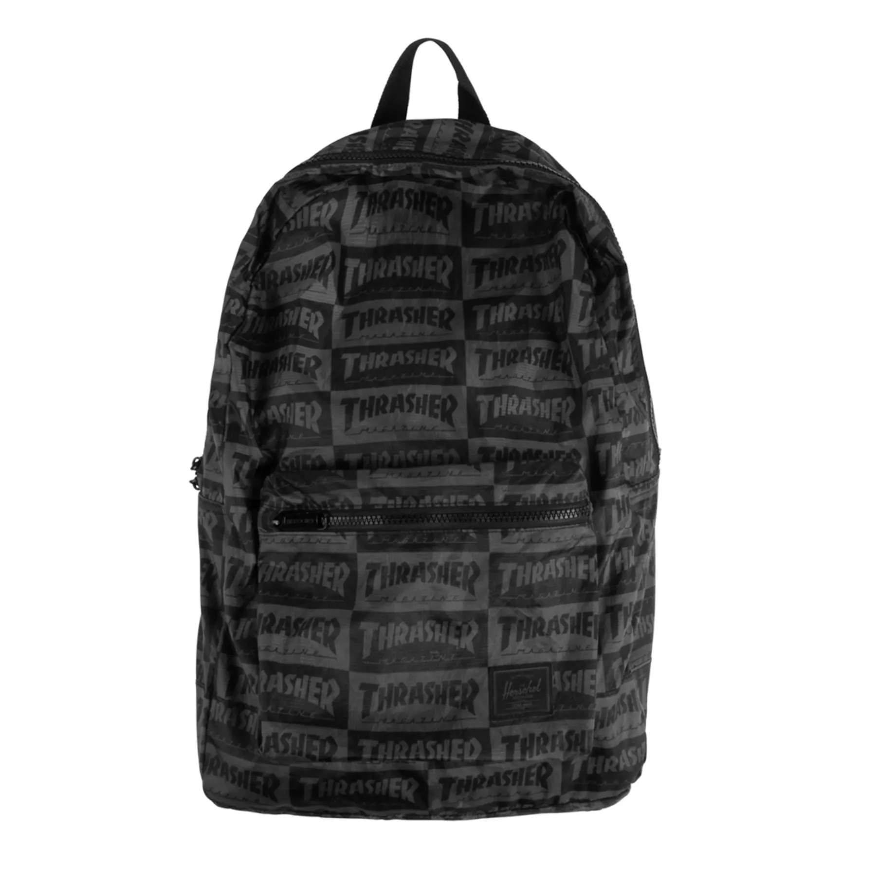 THRASHER X HERSCHEL PACKABLE DAYPACK BLACK/GREY