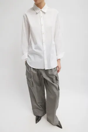 Tibi Charlie Men's Slim Shirt - White