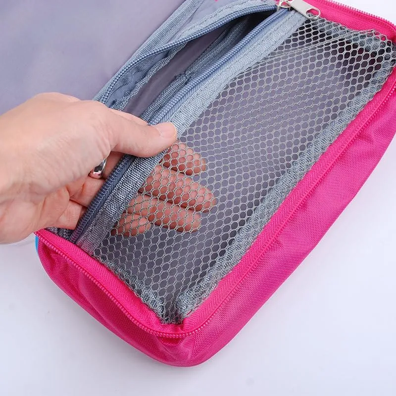 Toiletry Bag, Travel Dopp Kit for Toiletries Accessories,Bata Cable Storage (dark blus)