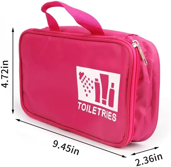 Toiletry Bag, Travel Dopp Kit for Toiletries Accessories,Bata Cable Storage (dark blus)
