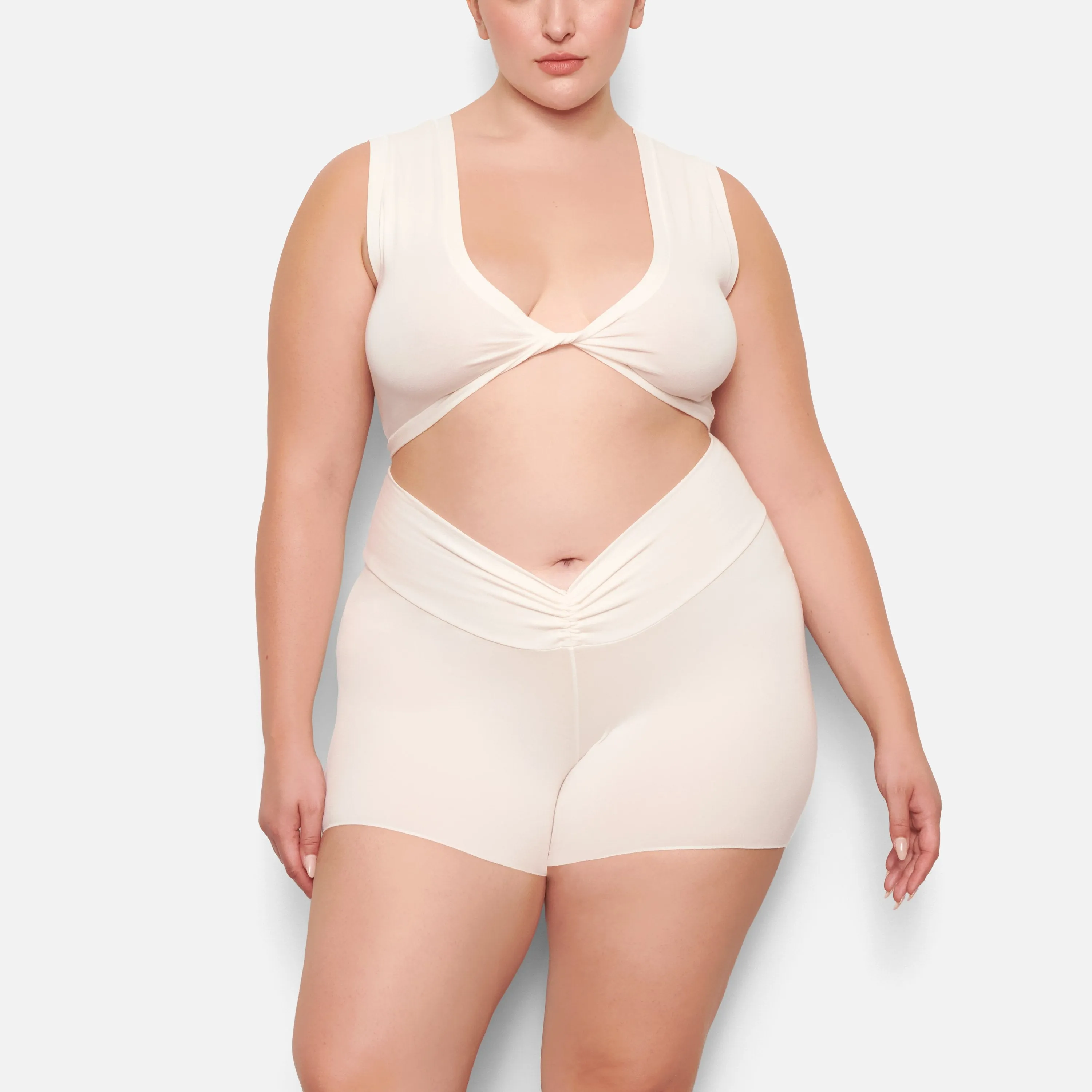 TWIST CROP TOP | MARBLE
