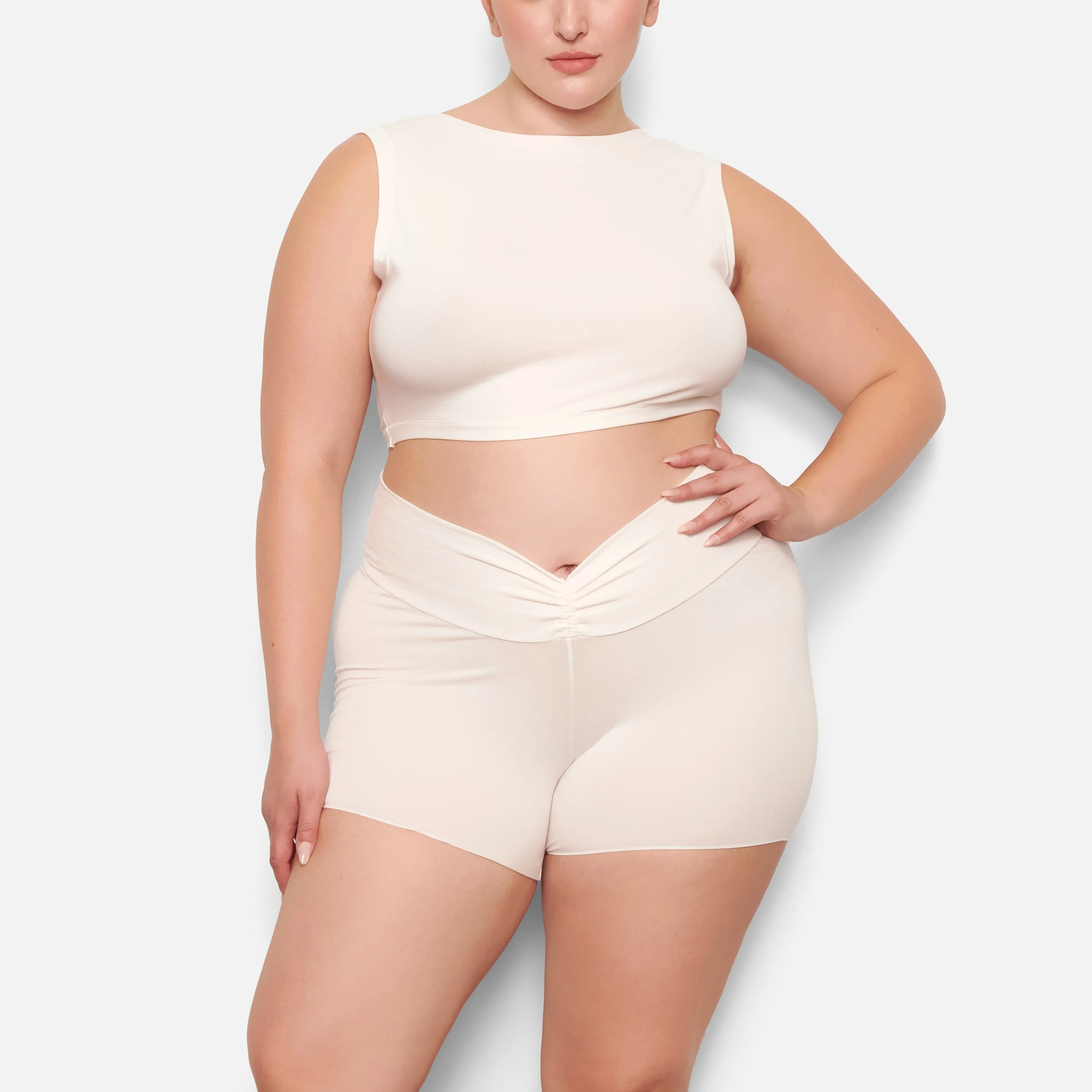 TWIST CROP TOP | MARBLE