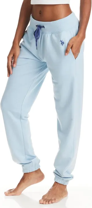 U.S. Polo Assn. Womens Sweatpants with Pockets, French Terry Womens Joggers or Wide Leg Sweats