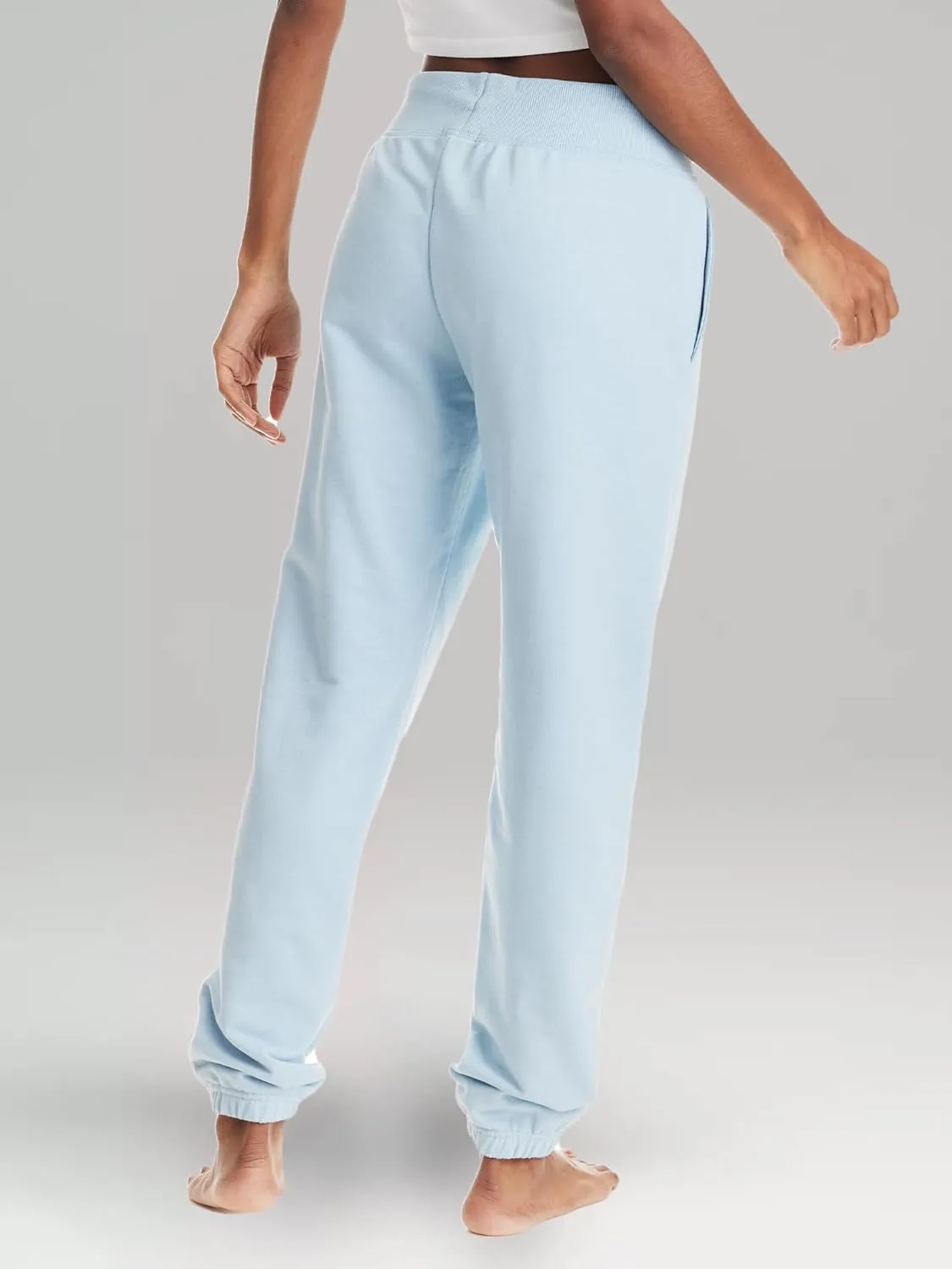 U.S. Polo Assn. Womens Sweatpants with Pockets, French Terry Womens Joggers or Wide Leg Sweats