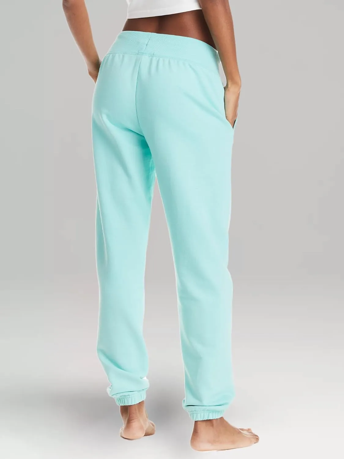 U.S. Polo Assn. Womens Sweatpants with Pockets, French Terry Womens Joggers or Wide Leg Sweats