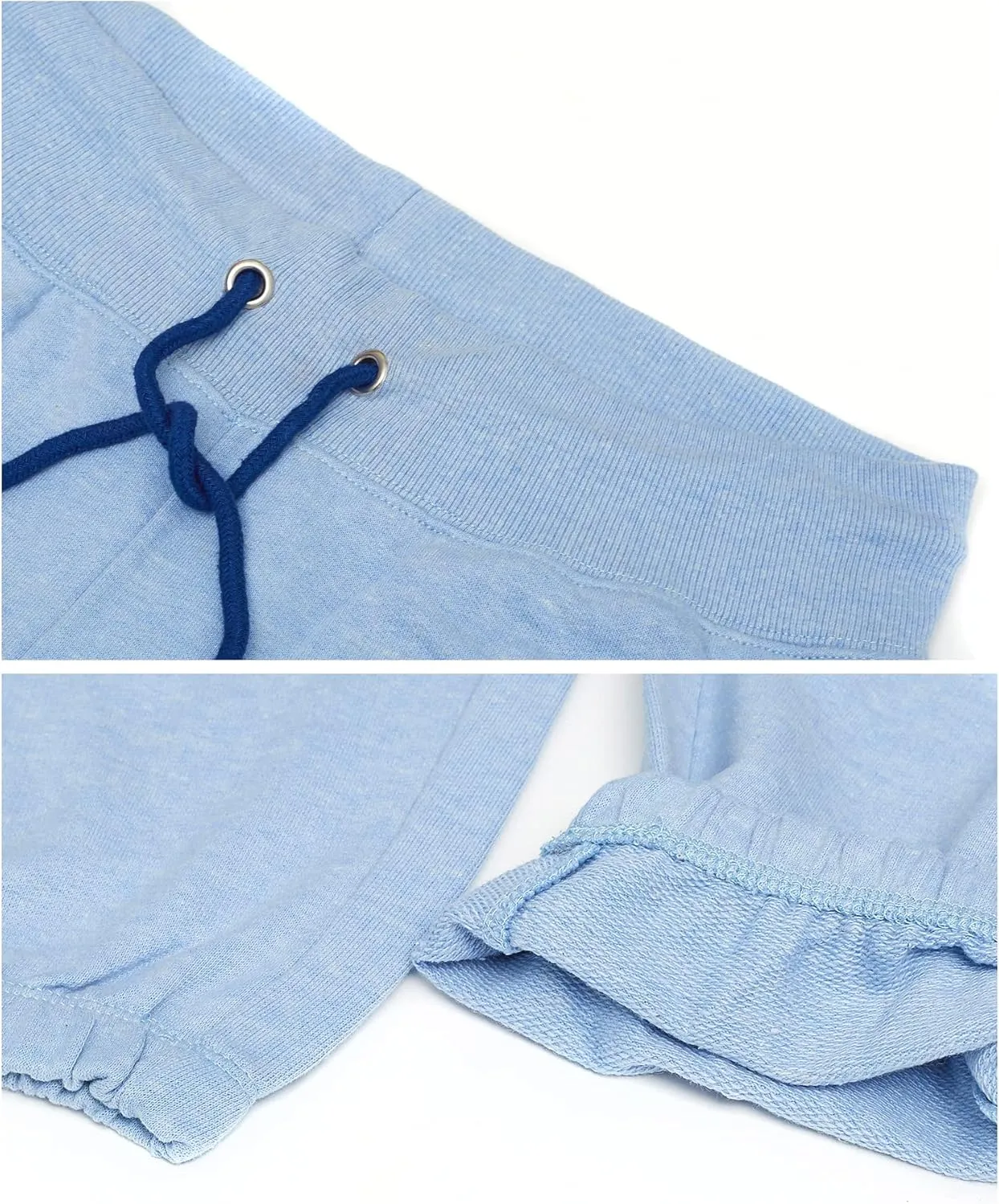 U.S. Polo Assn. Womens Sweatpants - Women Joggers Sweats with Logo Print - French Terry Poly-Cotton