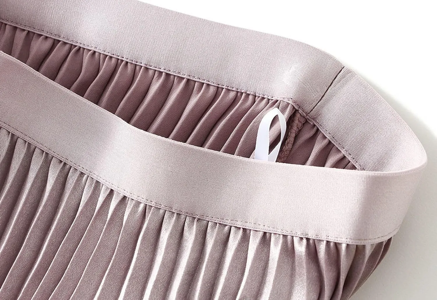 Women's Elegant Pleated Skirt A-Line Midi Long Skirts Dressy Slim Fit Casual Skirt 2025 Fashion