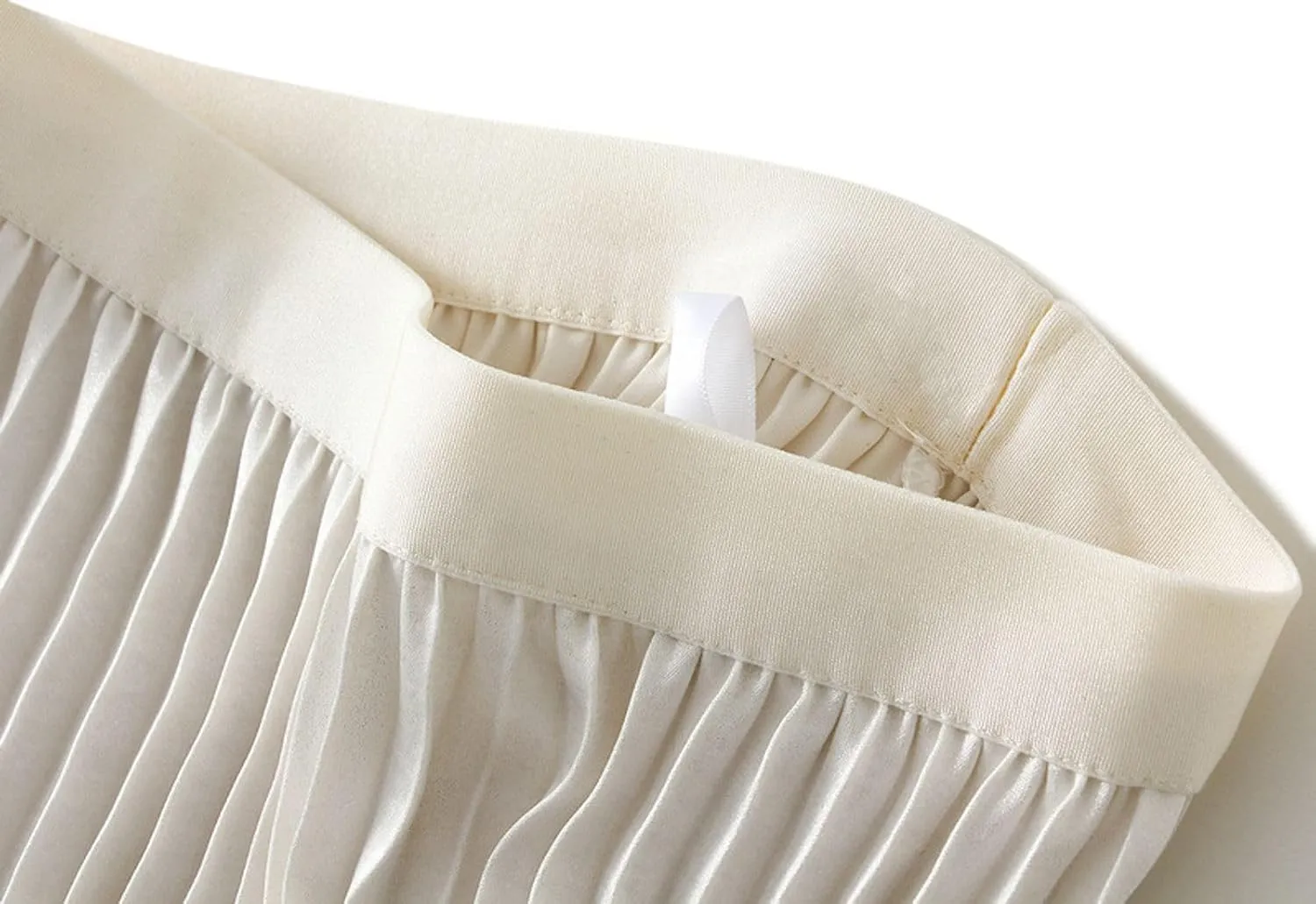 Women's Elegant Pleated Skirt A-Line Midi Long Skirts Dressy Slim Fit Casual Skirt 2025 Fashion