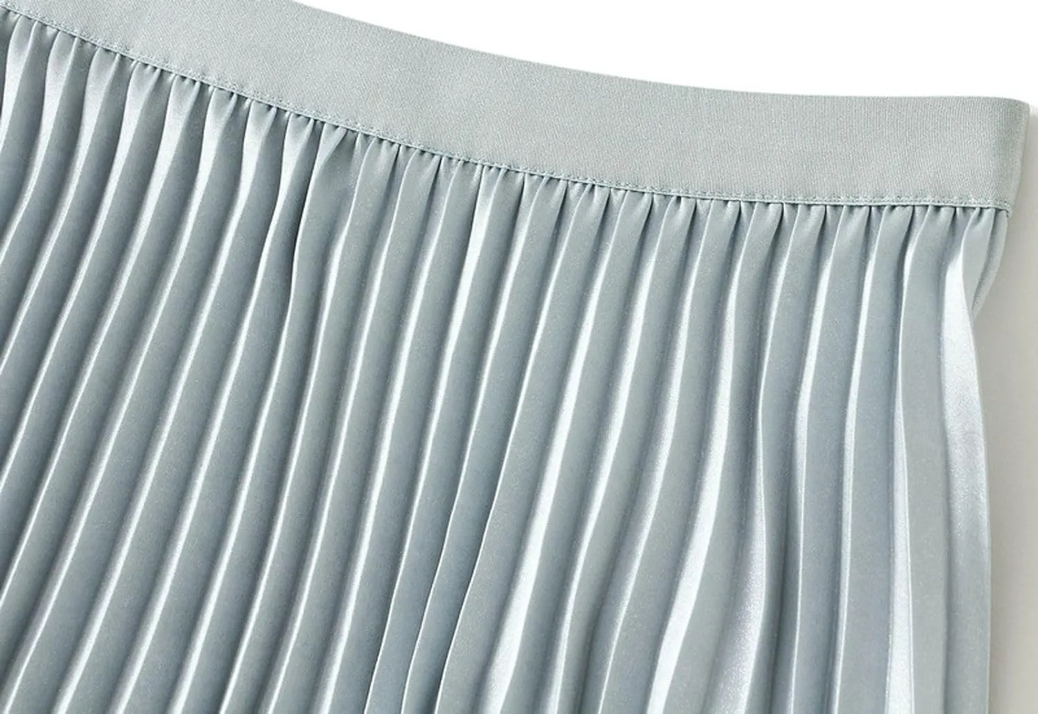 Women's Elegant Pleated Skirt A-Line Midi Long Skirts Dressy Slim Fit Casual Skirt 2025 Fashion