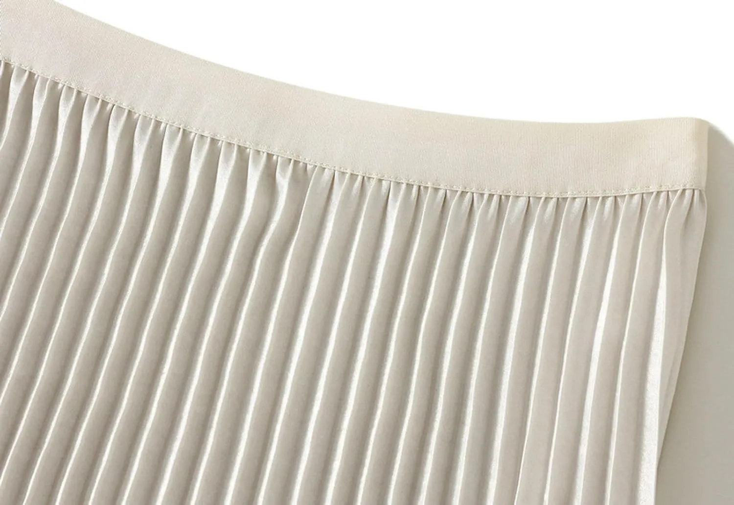 Women's Elegant Pleated Skirt A-Line Midi Long Skirts Dressy Slim Fit Casual Skirt 2025 Fashion