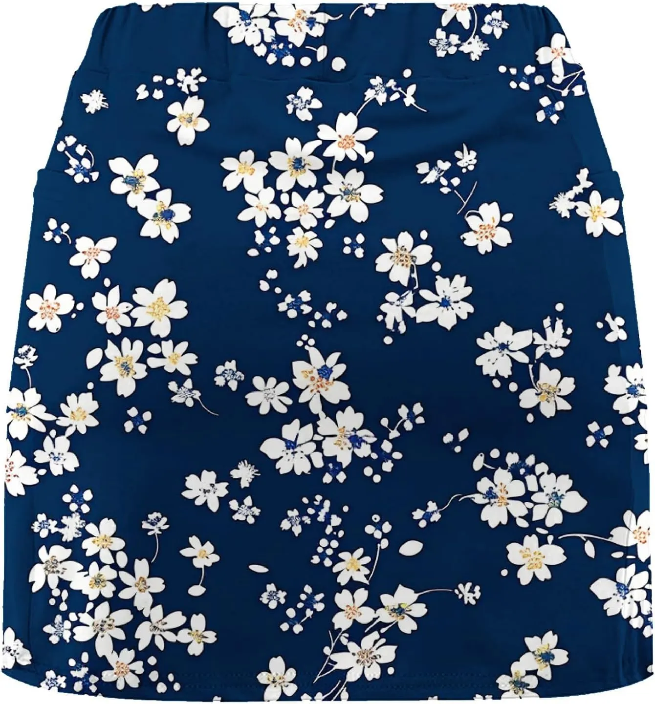 Women's High-Waisted Skirt with Shorts Floral Printed Mini Tennis Athletic Golf Skirts Teen Girls Skater Skorts