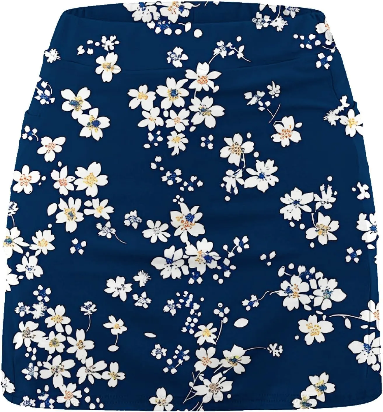 Women's High-Waisted Skirt with Shorts Floral Printed Mini Tennis Athletic Golf Skirts Teen Girls Skater Skorts