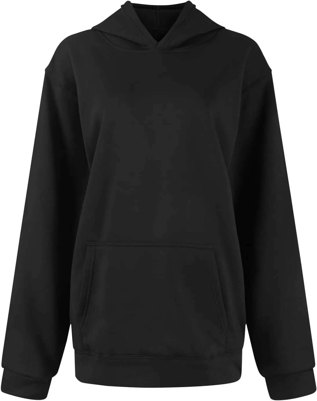 Womens Hoodies Y2k Preppy Oversized Sweatshirt Hooded Fleece Pullover Loose Fit Cute Comfort Hoodie with Pockets