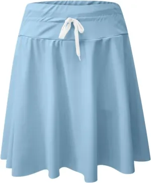 Women's Swim Skirt Quick Dry Workout High Waisted Skirts Drawstring Sports Beach Cute Pure Smooth Skirt 2025 New