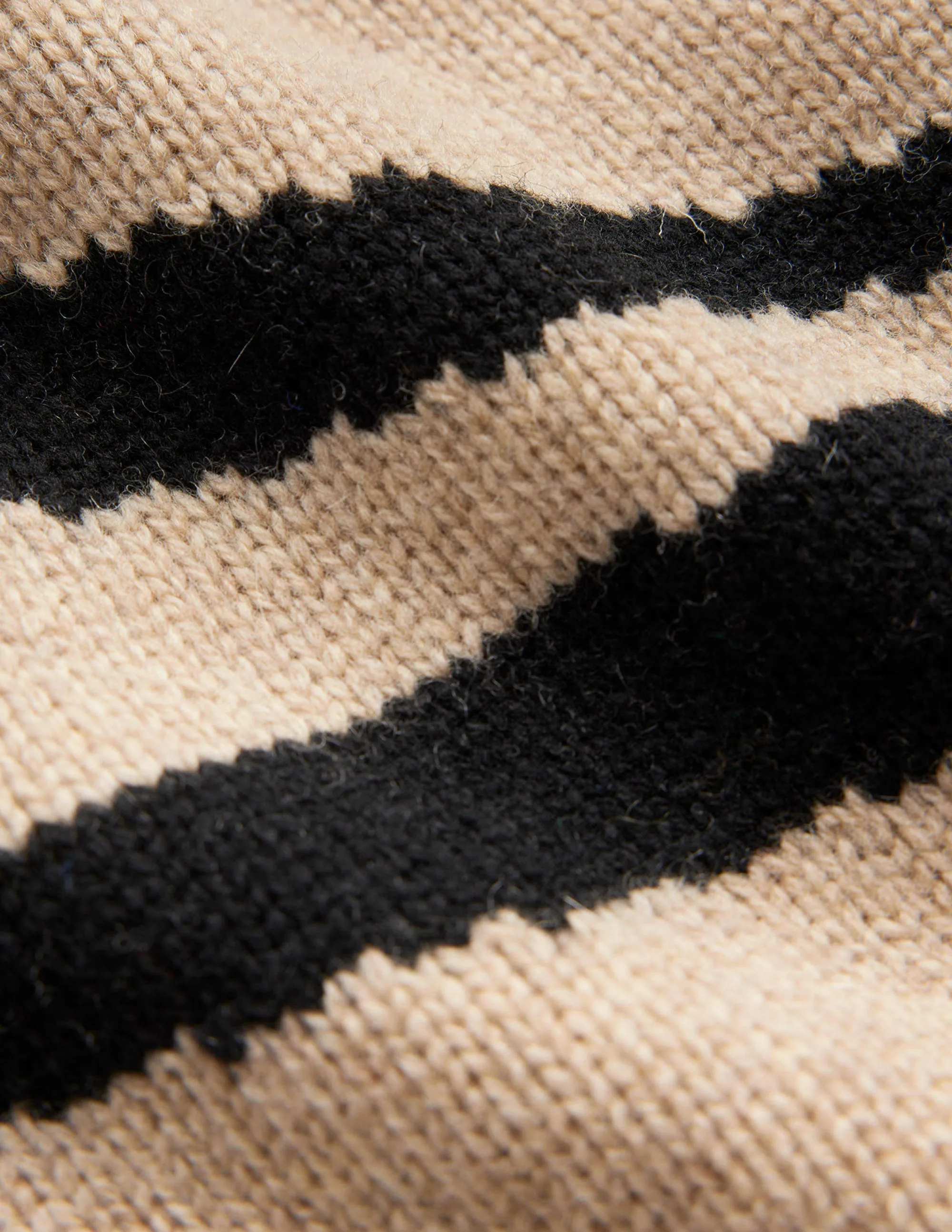 Zebra Jumper-Chinchilla Melange and Black