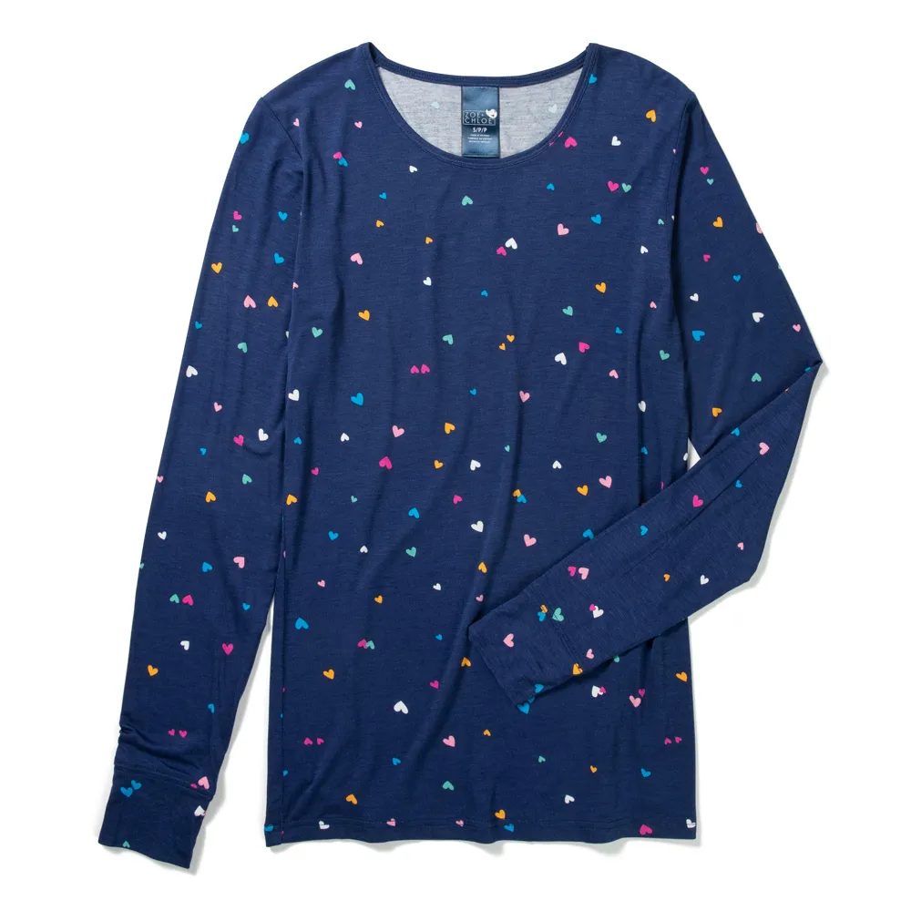 Zoe Chloe Silky Print Tee (Z12409)